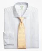 Brooks Brothers Milano Slim-fit Dress Shirts, Non-iron Framed Track Stripe