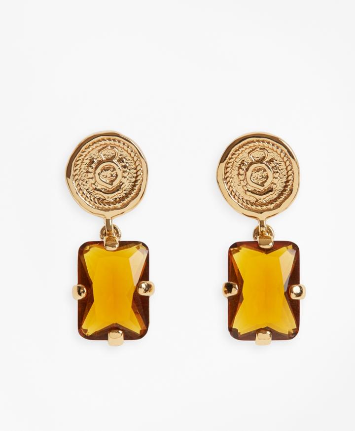 Brooks Brothers Women's Gem Drop Earrings