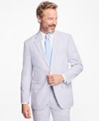 Brooks Brothers Men's Madison Fit Stripe Seersucker Suit