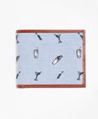 Brooks Brothers Martini Embroidered Wallet