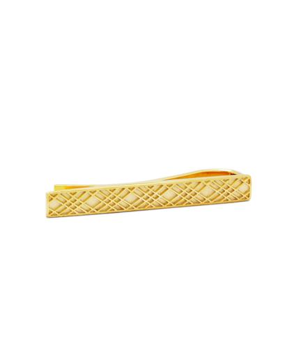 Brooks Brothers Gold-plated Crisscross Tie Bar