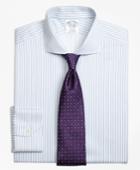 Brooks Brothers Slim Fitted Dress Shirt, Non-iron Sidewheeler Stripe