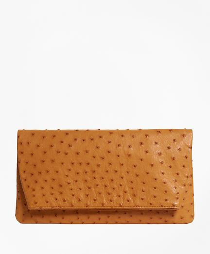 Brooks Brothers Ostrich Clutch