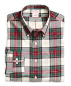 Brooks Brothers Non-iron Regular Fit Windowpane Sport Shirt