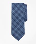 Brooks Brothers Men's Multi-windowpane Linen Tie