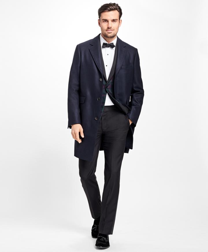 Brooks Brothers Men's Classic Mason Topcoat