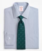Brooks Brothers Men's Stretch Regular Fit Classic-fit Dress Shirt, Non-iron Micro-windowpane