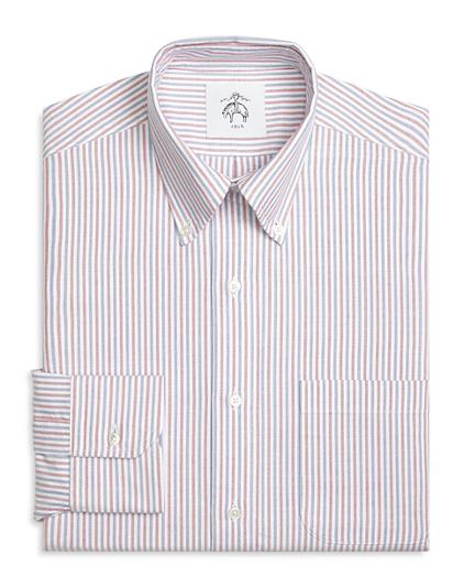 Brooks Brothers Supima Cotton Three-stripe Button-down Shirt