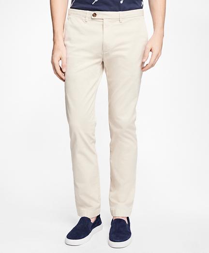 Brooks Brothers Slim-fit Garment-dyed Stretch Chinos