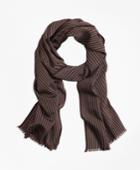 Brooks Brothers Men's Double-pinstripe Scarf