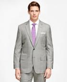 Brooks Brothers Fitzgerald Fit Golden Fleece Black And White Plaid Wool Suit