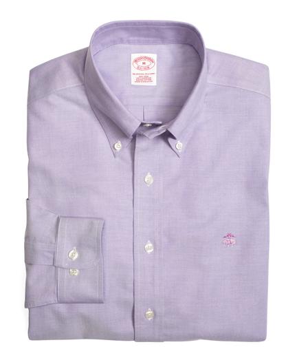Brooks Brothers Supima Cotton Non-iron Regular Fit Brookscool Solid Oxford Sport Shirt