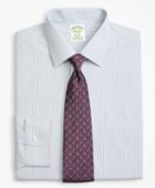 Brooks Brothers Stretch Milano Slim-fit Dress Shirt, Non-iron Alternating Framed Stripe
