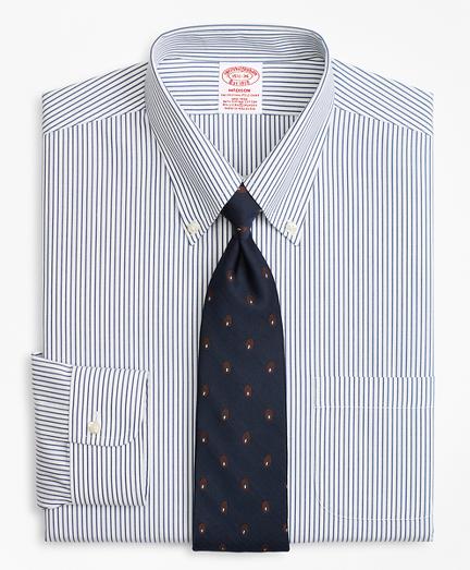 Brooks Brothers Stretch Madison Classic-fit Dress Shirt, Non-iron Pencil Stripe