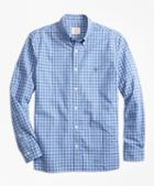 Brooks Brothers Check End-on-end Broadcloth Sport Shirt