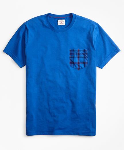 Brooks Brothers Cotton Jersey Woven-pocket T-shirt