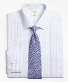 Brooks Brothers Men's Extra Slim Fit Slim-fit Dress Shirt, Non-iron Alternating Windowpane
