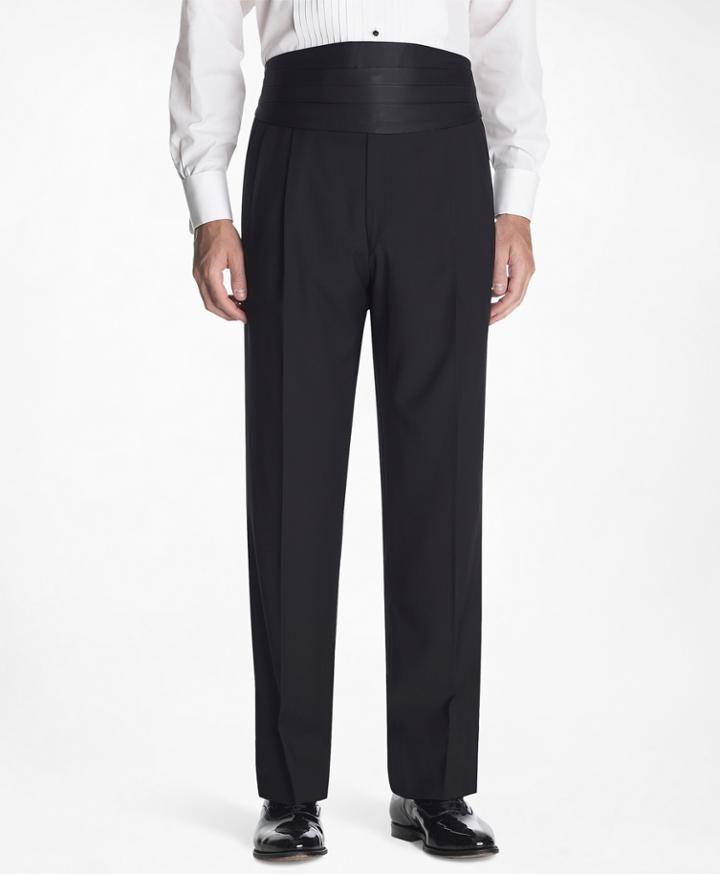 Brooks Brothers Men's 1818 Pleat-front Tuxedo Trousers