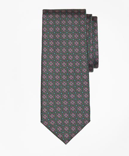 Brooks Brothers Horseshoe Link Print Tie