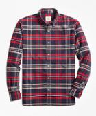 Brooks Brothers Yarn-dyed Plaid Oxford Sport Shirt