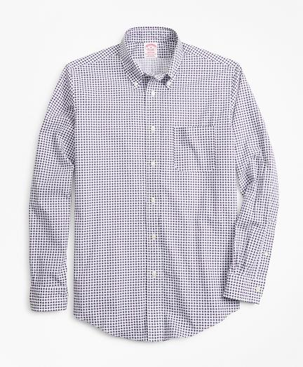 Brooks Brothers Madison Fit Paisley Print Sport Shirt