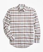 Brooks Brothers Milano Fit Oxford Tartan Sport Shirt