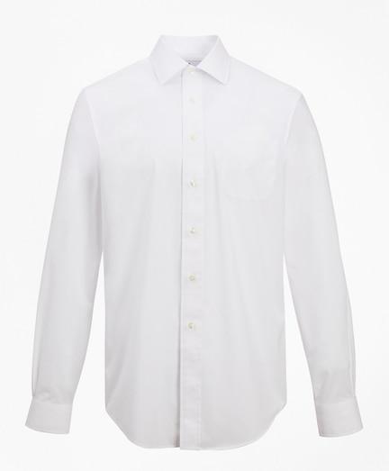 Brooks Brothers Madison Classic-fit Dress Shirt, Performance Non-iron With Coolmax, Ainsley Collar Broadcloth
