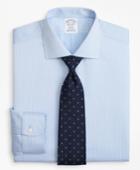 Brooks Brothers Men's Slim Fitted Dress Shirt, Non-iron Mini-double Stripe