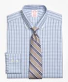 Brooks Brothers Non-iron Madison Fit Alternating Framed Tattersall Dress Shirt