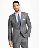 Brooks Brothers Men's Madison Fit Saxxon Wool Plaid With Deco 1818 Suit