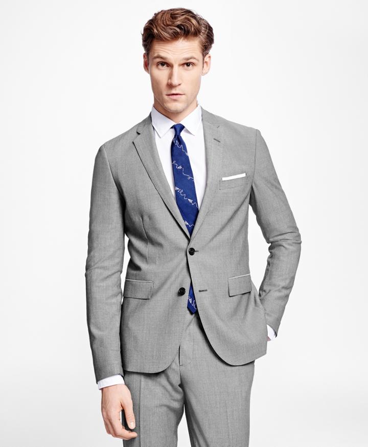 Brooks Brothers Men's Sharkskin Suit Jacket