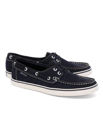 Brooks Brothers Superga Suede Boat Shoes