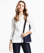 Brooks Brothers Stretch Cotton Poplin Tunic