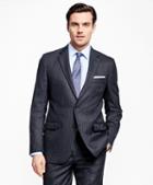 Brooks Brothers Fitzgerald Fit Saxxon Wool Alternating Stripe 1818 Suit