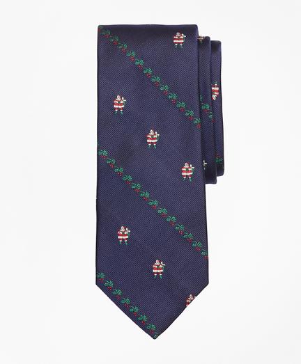 Brooks Brothers Santa With Holly Tie