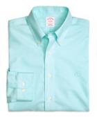 Brooks Brothers Supima Cotton Regular Fit Non-iron Brookscool Solid Oxford Sport Shirt