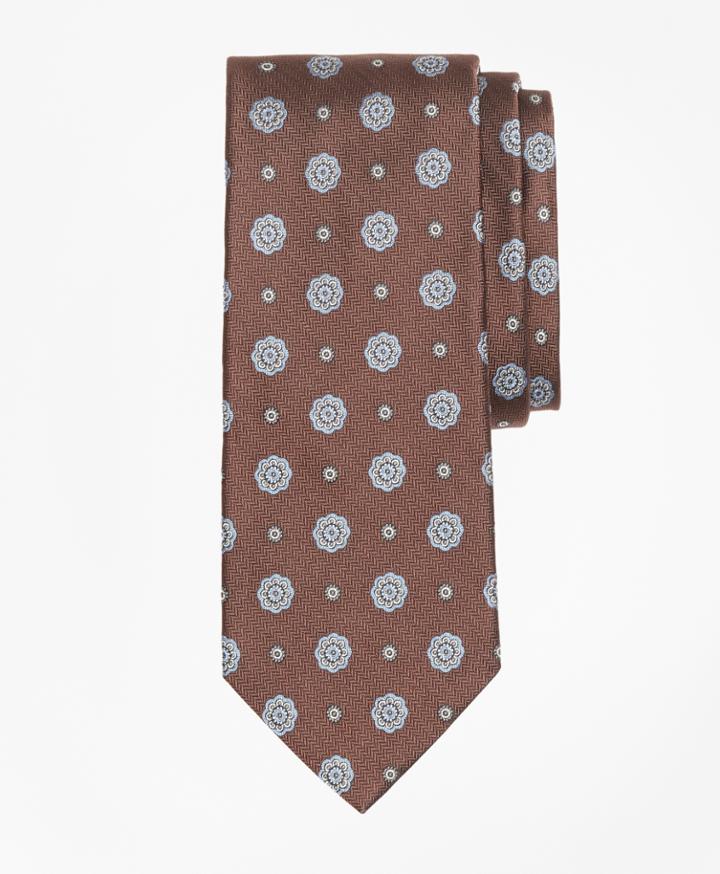 Brooks Brothers Men's Spaced Medallion Tie