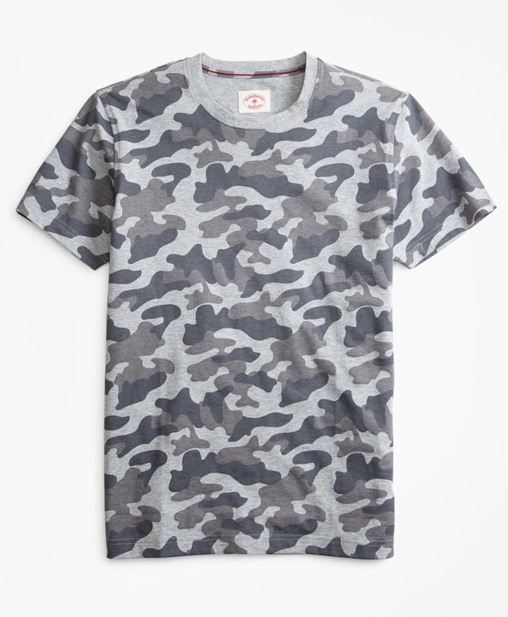Brooks Brothers Men's Camo-print Cotton Jersey T-shirt