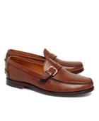 Brooks Brothers Men's Rancourt & Co Calfskin Buckle Loafers