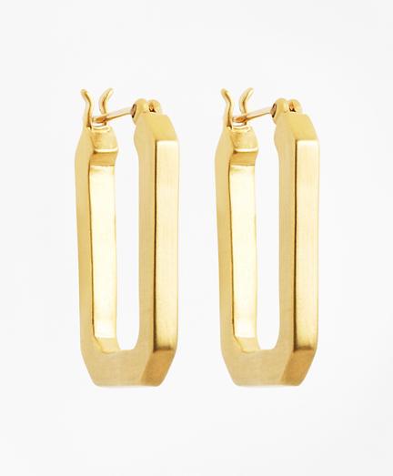 Brooks Brothers Large Iconic Link Earrings