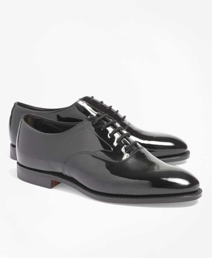 Brooks Brothers Men's Black Patent Lace-ups
