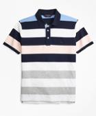 Brooks Brothers Slim Fit Roadmap Bold Stripe Polo Shirt