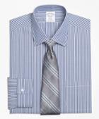 Brooks Brothers Non-iron Regent Fit Ground Stripe Stretch Dress Shirt