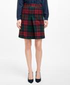 Brooks Brothers Women's Tartan Wool Skirt