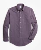 Brooks Brothers Non-iron Regent Fit Micro-windowpane Sport Shirt