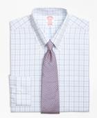 Brooks Brothers Madison Classic-fit Dress Shirt, Non-iron Alternating Twin Tattersall