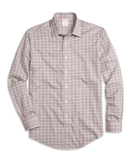 Brooks Brothers Non-iron Madison Fit Glen Plaid Sport Shirt