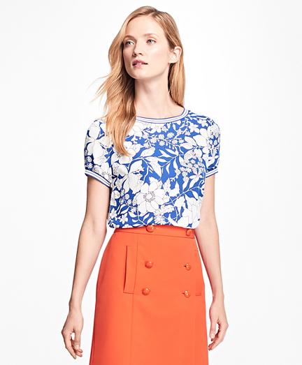 Brooks Brothers Floral-print Blouse