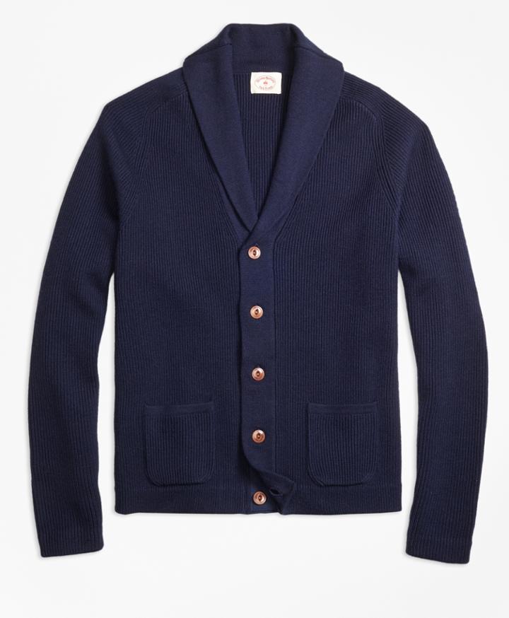Brooks Brothers Men's Merino Wool Shawl-collar Cardigan