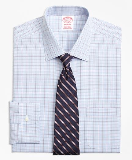 Brooks Brothers Madison Classic-fit Dress Shirt, Non-iron Overcheck